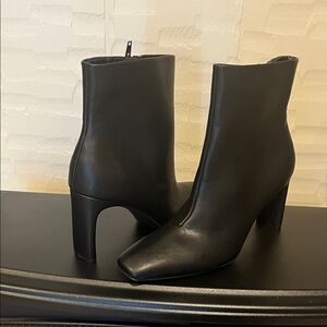 Alfani Sleek Black Heeled Boots